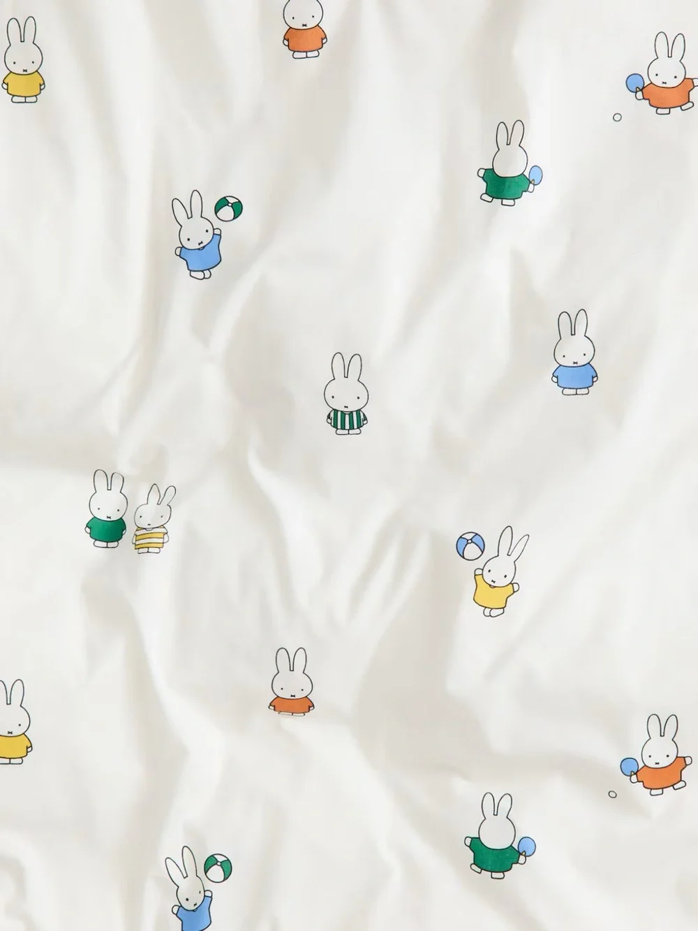 NEW MIFFY H&M Home Collection Printed Twin Duvet Cover Set